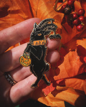 Load image into Gallery viewer, Trick-or-Treat Parade - Phillip the Goat - Halloween Enamel Pin
