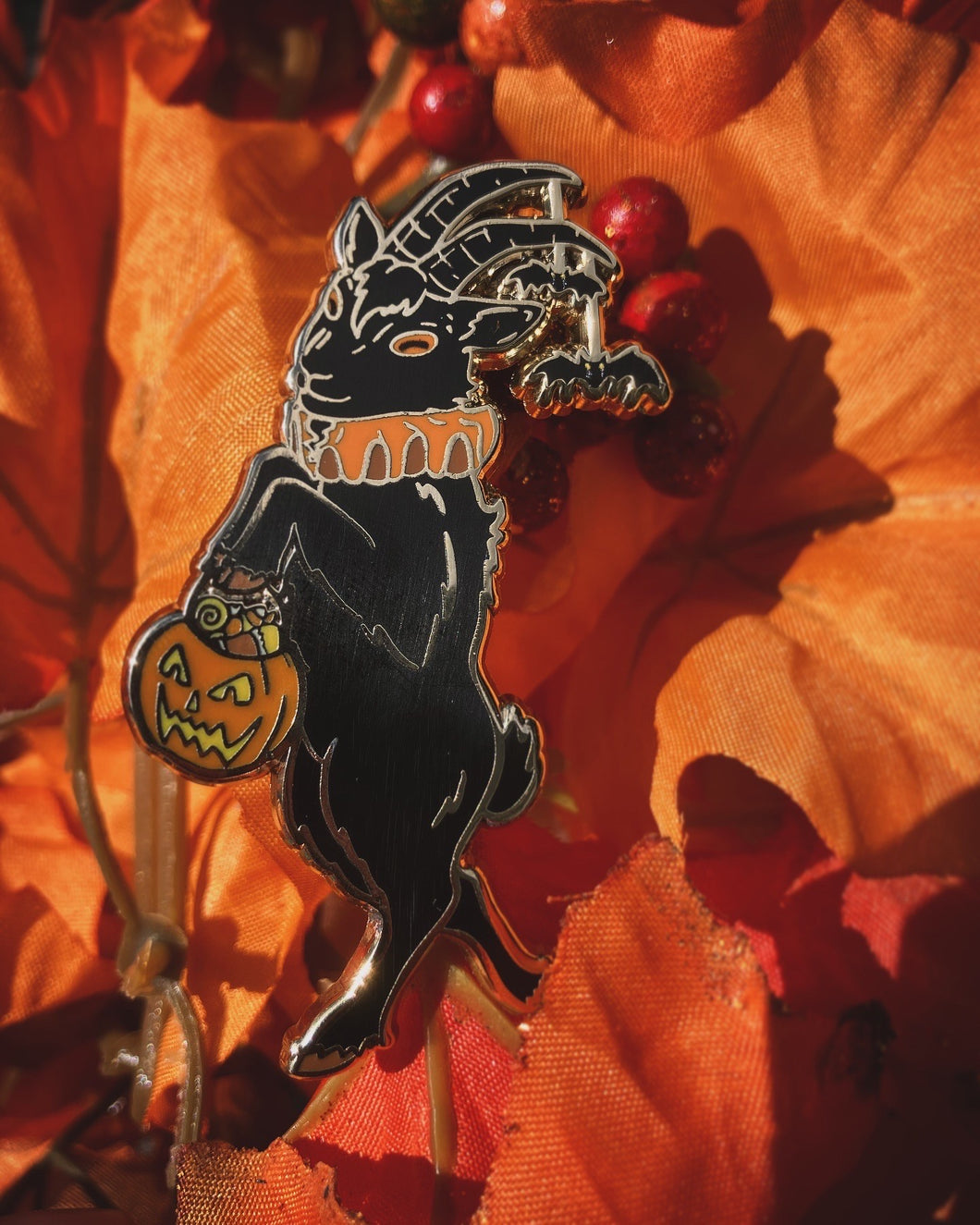 Trick-or-Treat Parade - Phillip the Goat - Halloween Enamel Pin