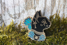 Load image into Gallery viewer, Bastet, Ancient Egyptian Goddess of Cats - Enamel Pin
