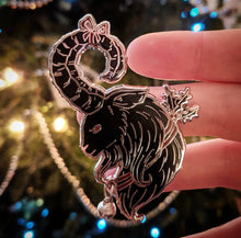 Load image into Gallery viewer, Krampus Julbock - Enamel Pin
