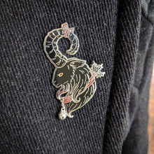 Load image into Gallery viewer, Krampus Julbock - Enamel Pin
